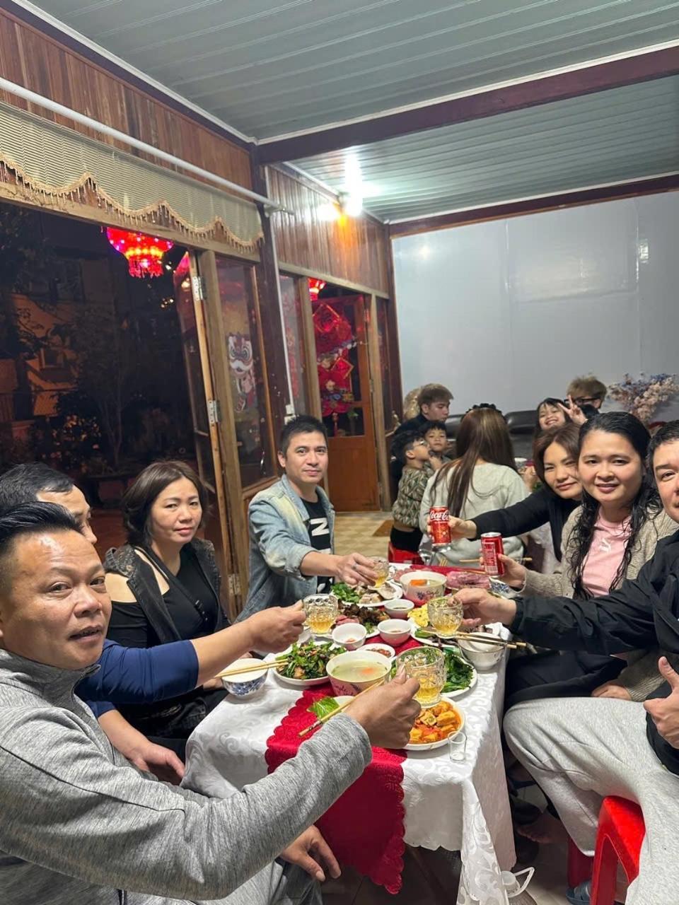 Cau Treo Homestay Cham Ta Lao Ngoại thất bức ảnh